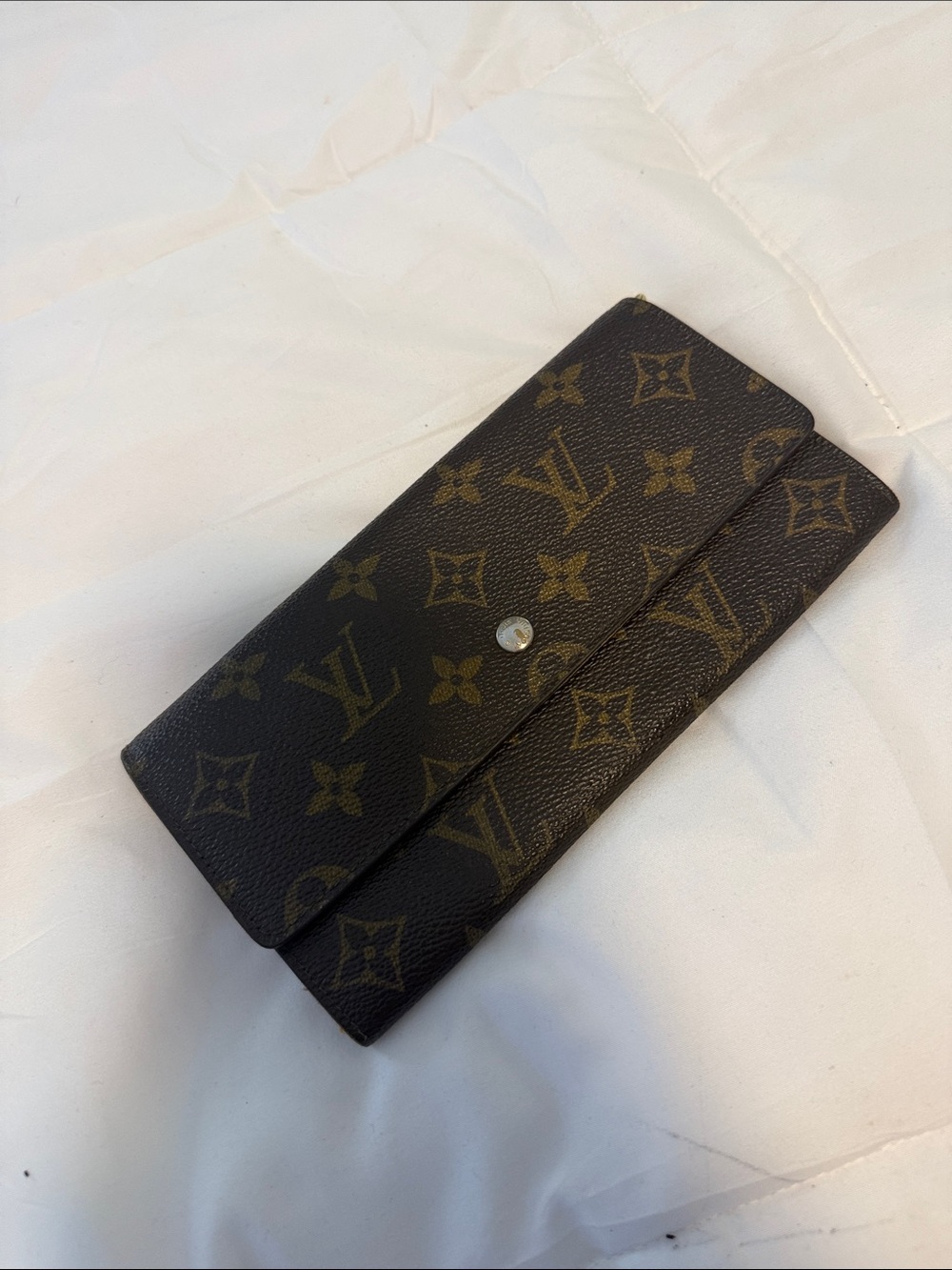 Louis Vuitton Monogram Canvas Continental Wallet in Brown